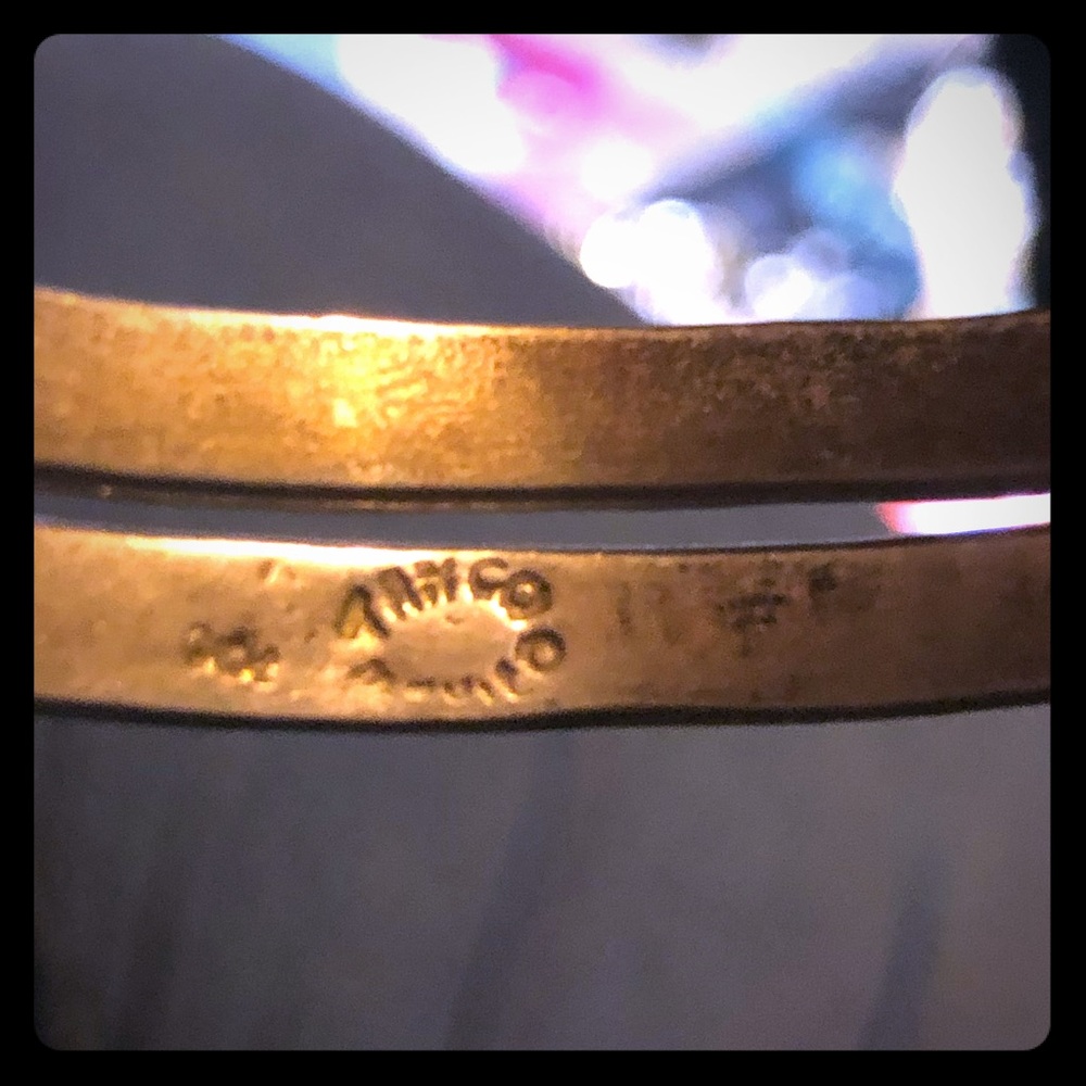 Vintage Silver Engraved Bracelets - Picture 7 of 9